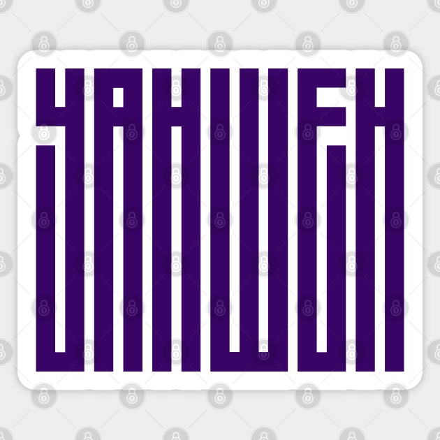 YAHWEH Sticker by Church Store